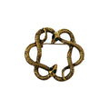 Broche Para Ropa De Mujer Circulo Serpiente