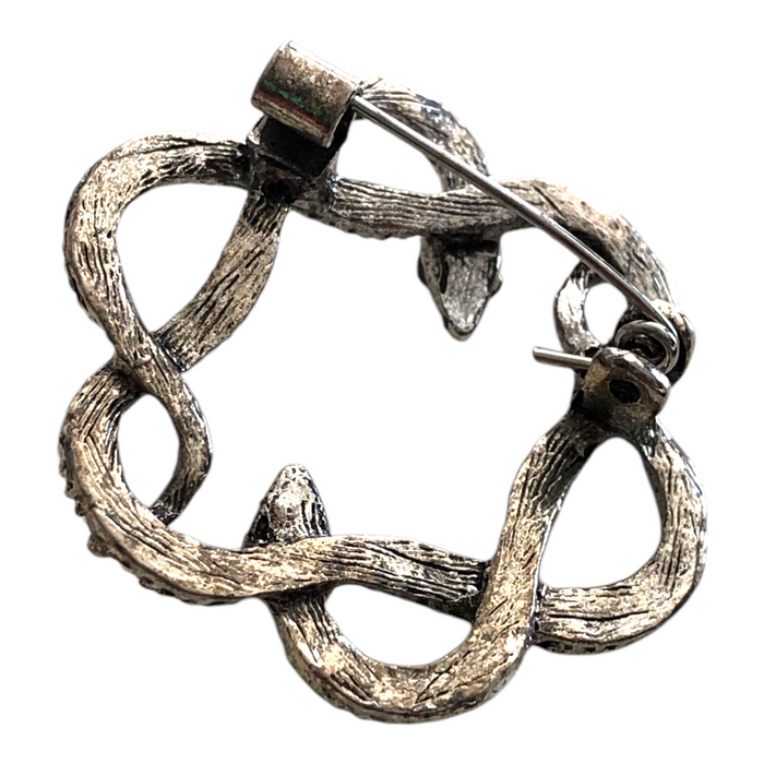 Broche Para Ropa De Mujer Circulo Serpiente