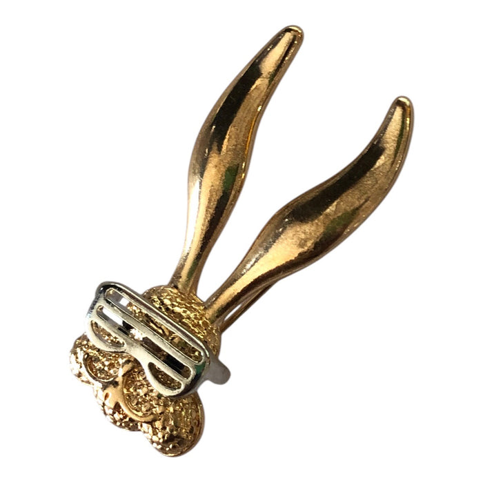 Broche Para Ropa De Mujer Conejo Lentes