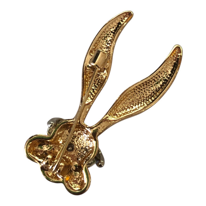 Broche Para Ropa De Mujer Conejo Lentes