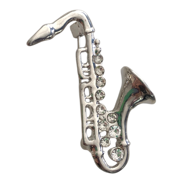 Broche Para Ropa De Mujer Saxofón