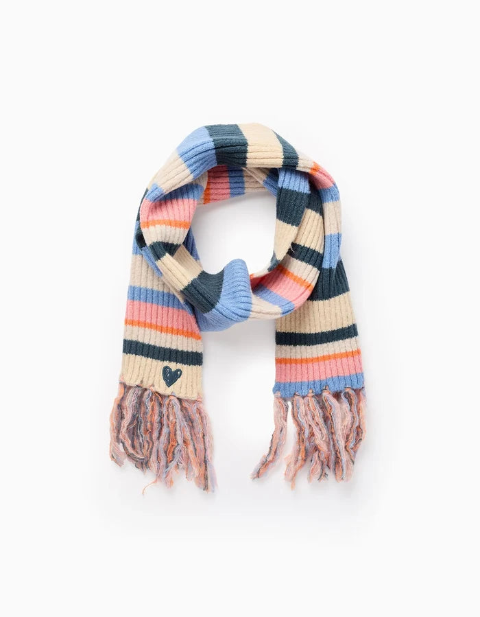 Bufanda Acanalada A Rayas Para Niña Multicolor ZIPPY