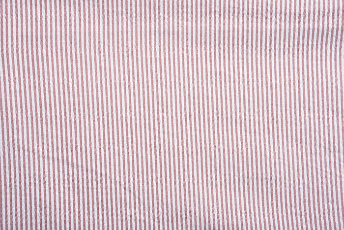 Burnt Orange Dress Stripes Seersucker