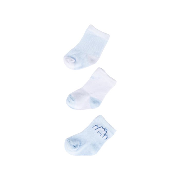 Calcetines 3 Pares Azules Para Bebé Niño Losan