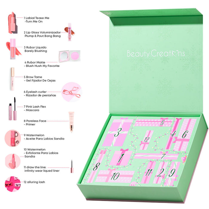 Calendario De Adviento 12 Dias de Travesuras Beauty Creations