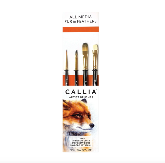 Callia Brush Set Mixed Media Fur