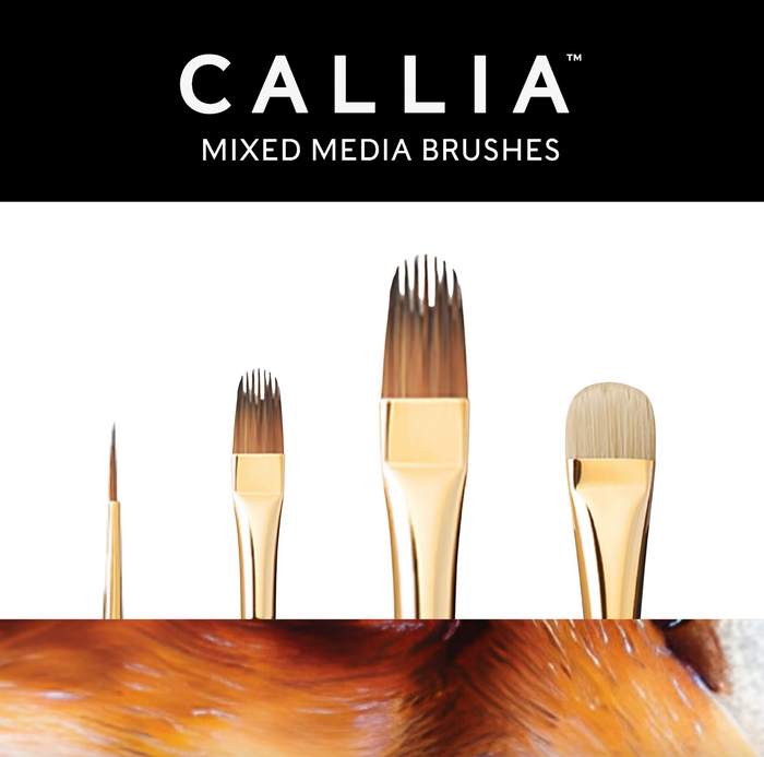 Callia Brush Set Mixed Media Fur