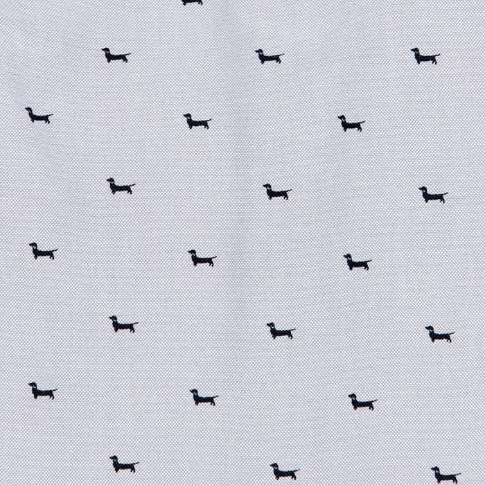 Camisa Azul cielo diseño perritos para bebe y Niño BOBOLI