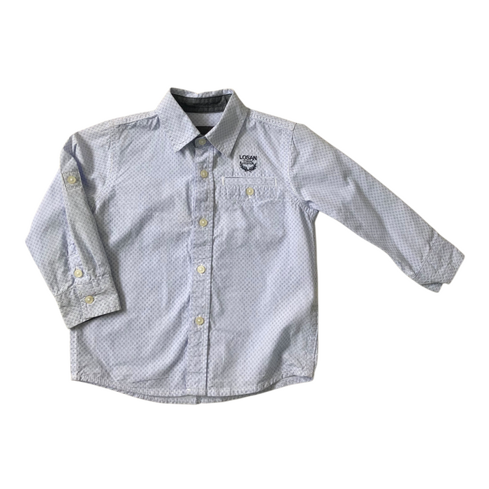 Camisa Color Azul Para Niño Losan