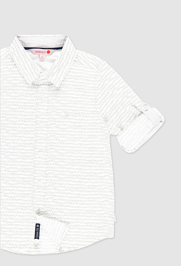 Camisa con estampado de gafas para niño BOBOLI