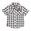 Camisa Cuadros de popelín estampado "AUTHENTIC 84" para bebé niño BOBOLI