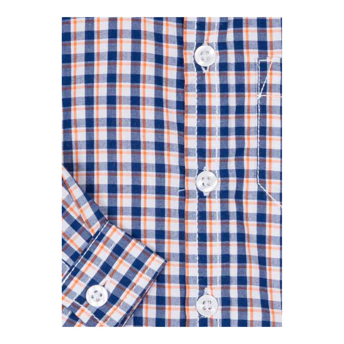 Camisa De Cuadritos Azul Bebé Niño Losan