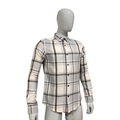 Camisa Estampado Rayas De Algodón Para Caballero LSN