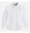 Camisa Slim Fit Blanco Para Niño Mayoral