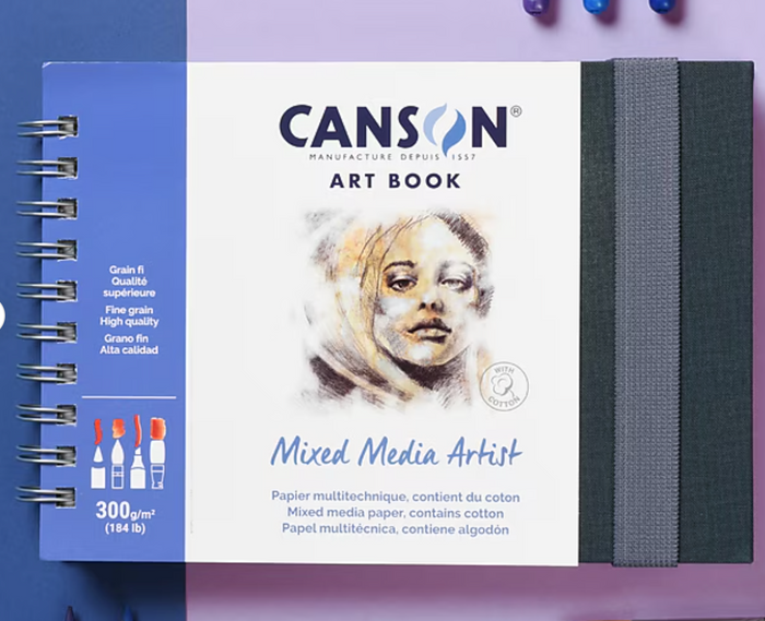 Canson Artist Series Spiral Bound Mixed Media Sketchbook