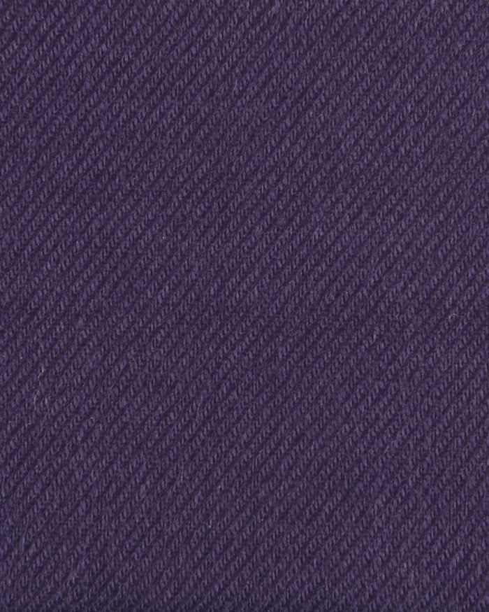 Cashmerello Alumo: Dark Purple Cotton Twill