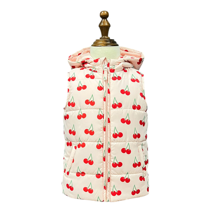 Chaleco Con Estampado De Cerezas Para Niña ZIPPY