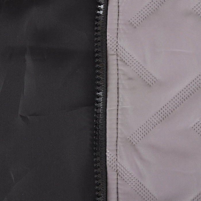 Chaleco En Poliester Fino Doble Vista Color Gris Rock Hampton Polo Team