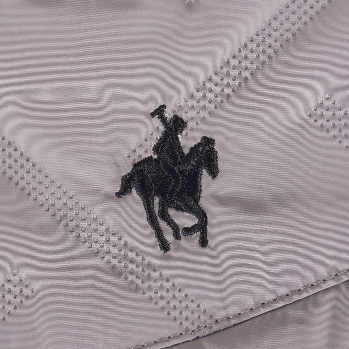 Chaleco En Poliester Fino Doble Vista Color Gris Rock Hampton Polo Team