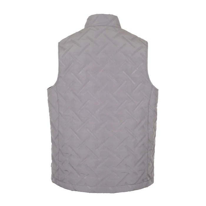 Chaleco En Poliester Fino Doble Vista Color Gris Rock Hampton Polo Team
