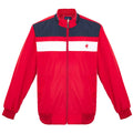 Chamarra Bomber Roja Franjas Rock Hampton Polo Team