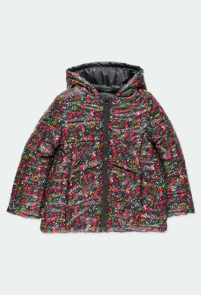 Chamarra Reversible Lunares colores BOBOLI