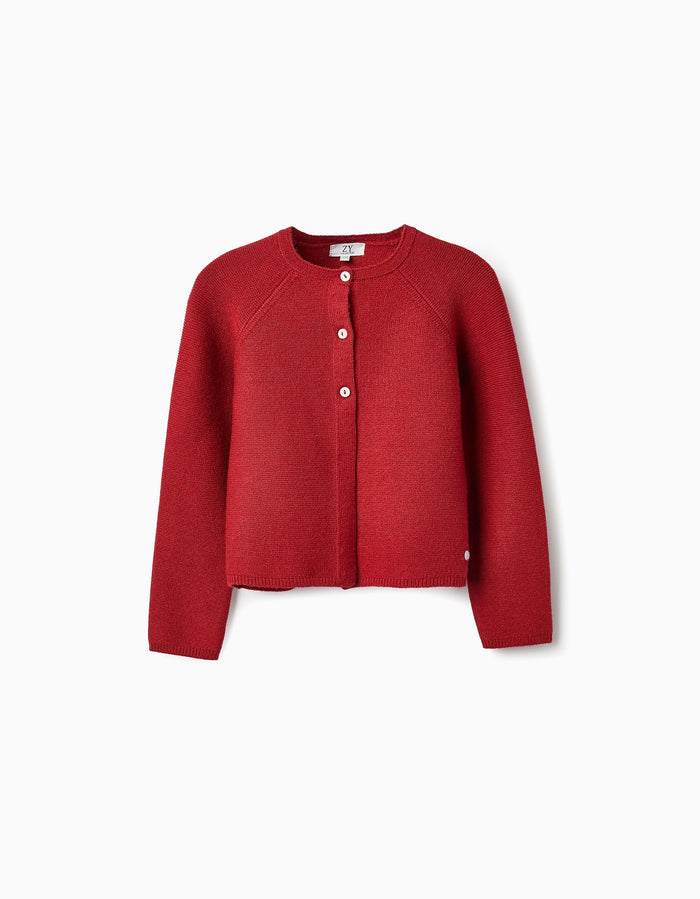 Chaqueta De Punto Para Niña Naranja Oscuro ZIPPY