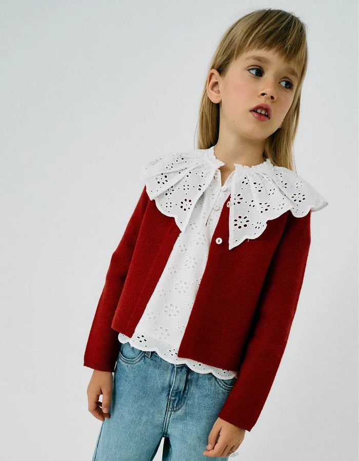 Chaqueta De Punto Para Niña Naranja Oscuro ZIPPY
