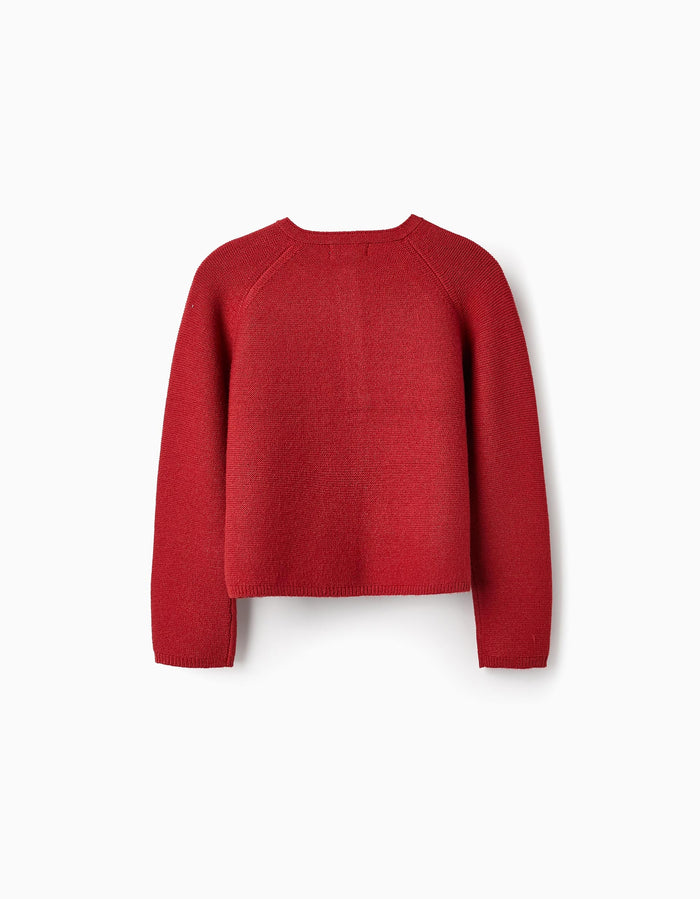 Chaqueta De Punto Para Niña Naranja Oscuro ZIPPY