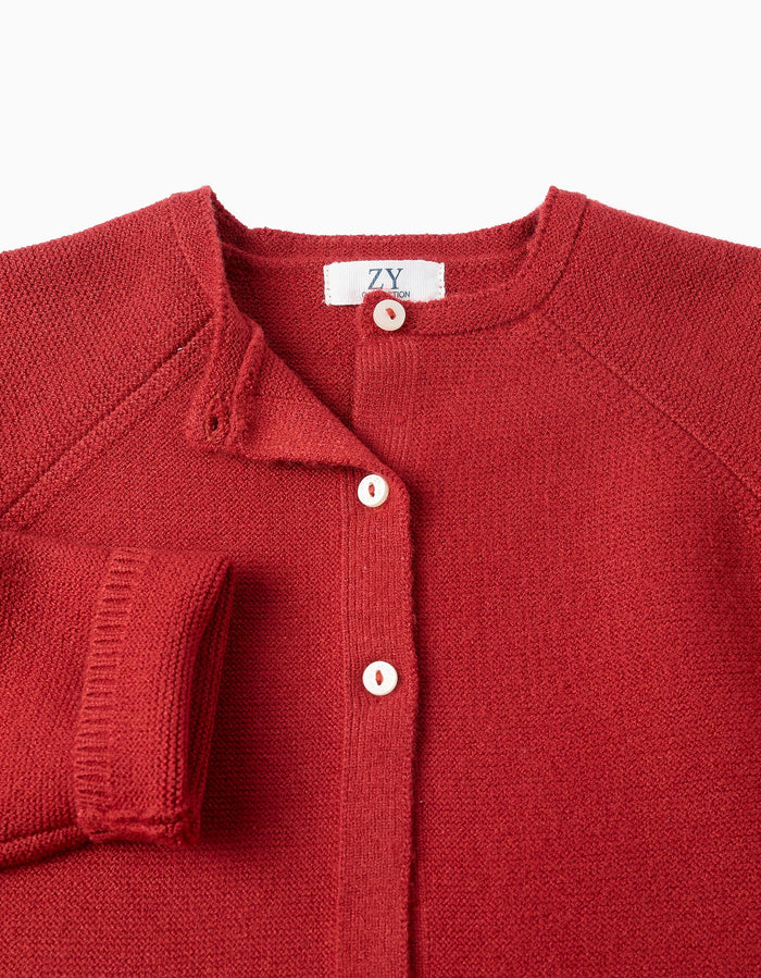Chaqueta De Punto Para Niña Naranja Oscuro ZIPPY
