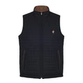Cheleco Doble Vista Capitonado Negro Rock Hampton Polo Team