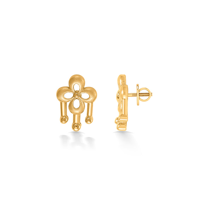 Chic Minis Yellow Gold Kids Earring