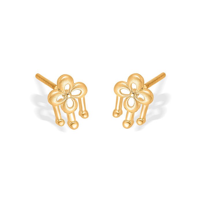 Chic Minis Yellow Gold Kids Earring