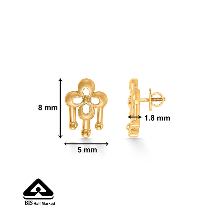 Chic Minis Yellow Gold Kids Earring
