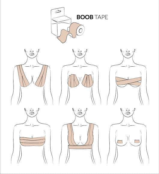 Cinta Adhesiva para busto Boob Tape