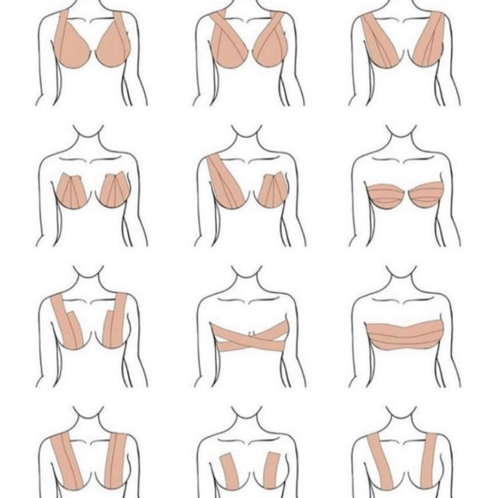 Cinta Adhesiva para busto Boob Tape
