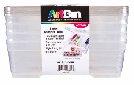 Clear Storage Bins w/Lids Large