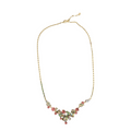 Collar Con Cristales Checo Multicolor