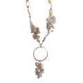 Collar largo Piedra Natural "Beige"