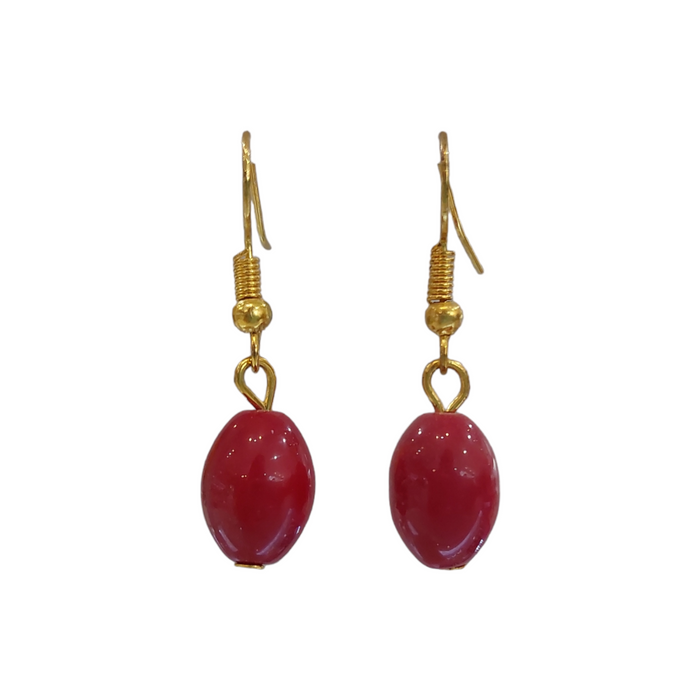 Collar Piedra Natural "Rojo"