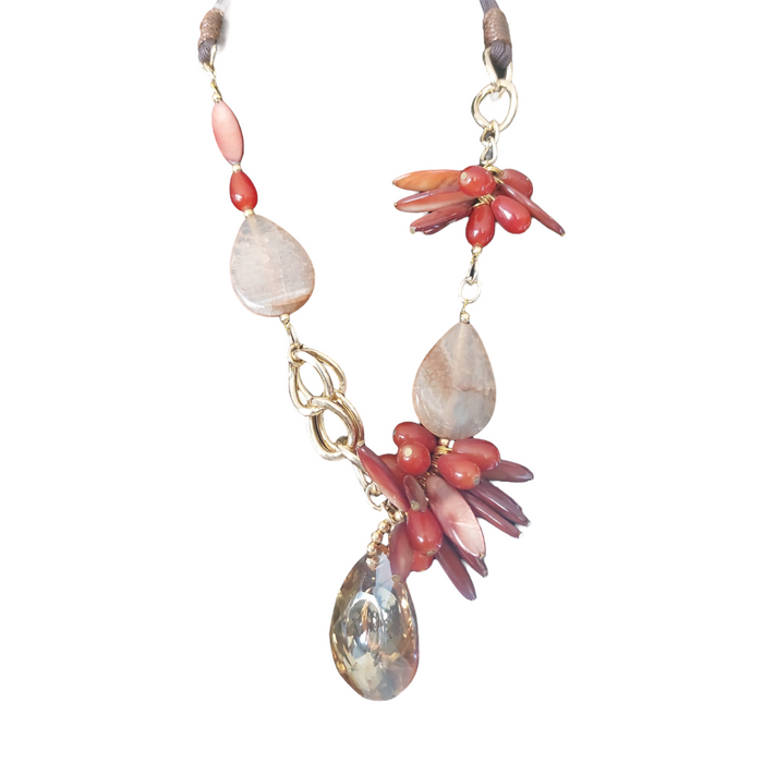 Collar Piedra Natural "Terracota"