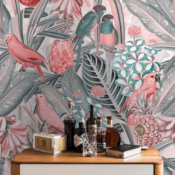 Colorful-birds-in-jungle-with-bananas-pink-grey_insitu.jpg