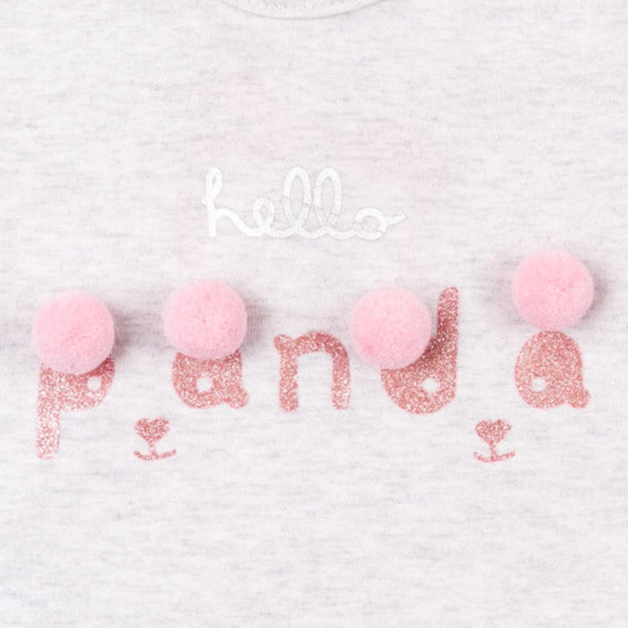 Conjunto 3 Piezas De Camiseta Con Pompones, Falda Y Leotardo Bebé Niña Losan