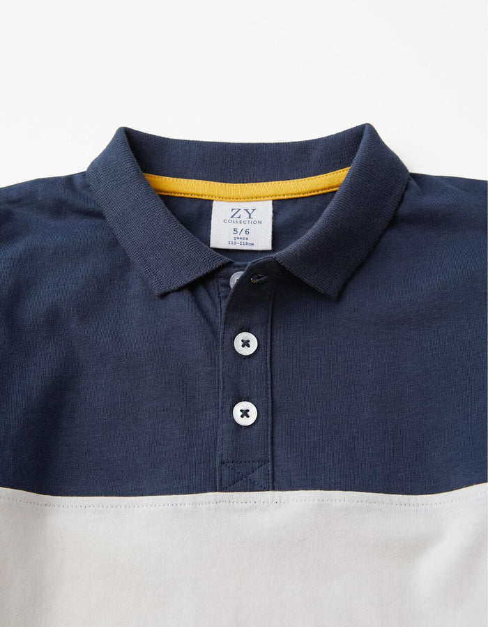 Conjunto De Camiseta Tipo Polo Y Short Para Niño Zippy