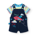 Conjunto De Punto Azul Para Bebé Niño BOBOLI