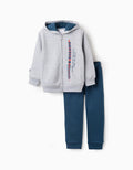 Conjunto Perchados Para Niño 2Creativity Gris/Turquesa ZIPPY