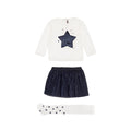 Conjunto Piezas De Camiseta, Falda Plisada Y Leotardo Bebé Niña Losan