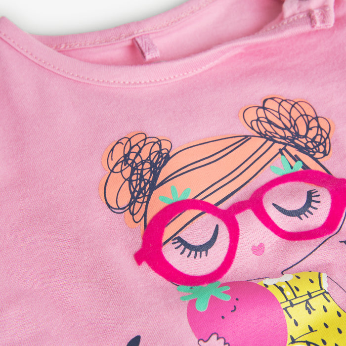 Conjunto Punto Combinado Para Bebé Niña En Color Rosa BOBOLI