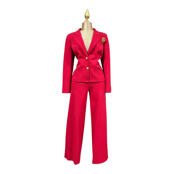 Conjunto Saco Y Pantalón Rojo MUSSI