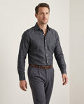 Cotton Linen: Greyish Navy Chambray Shirt — other